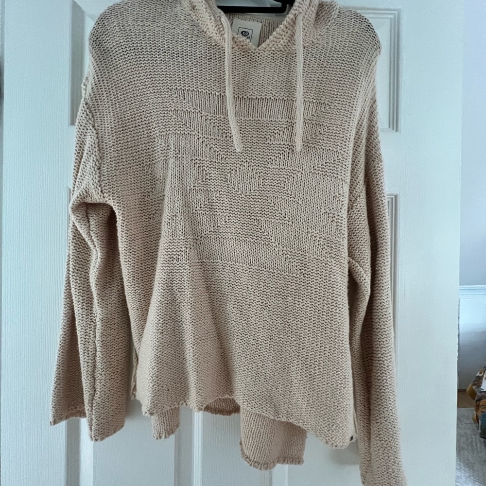 Rip Curl Cream Knit Beach Sweater
